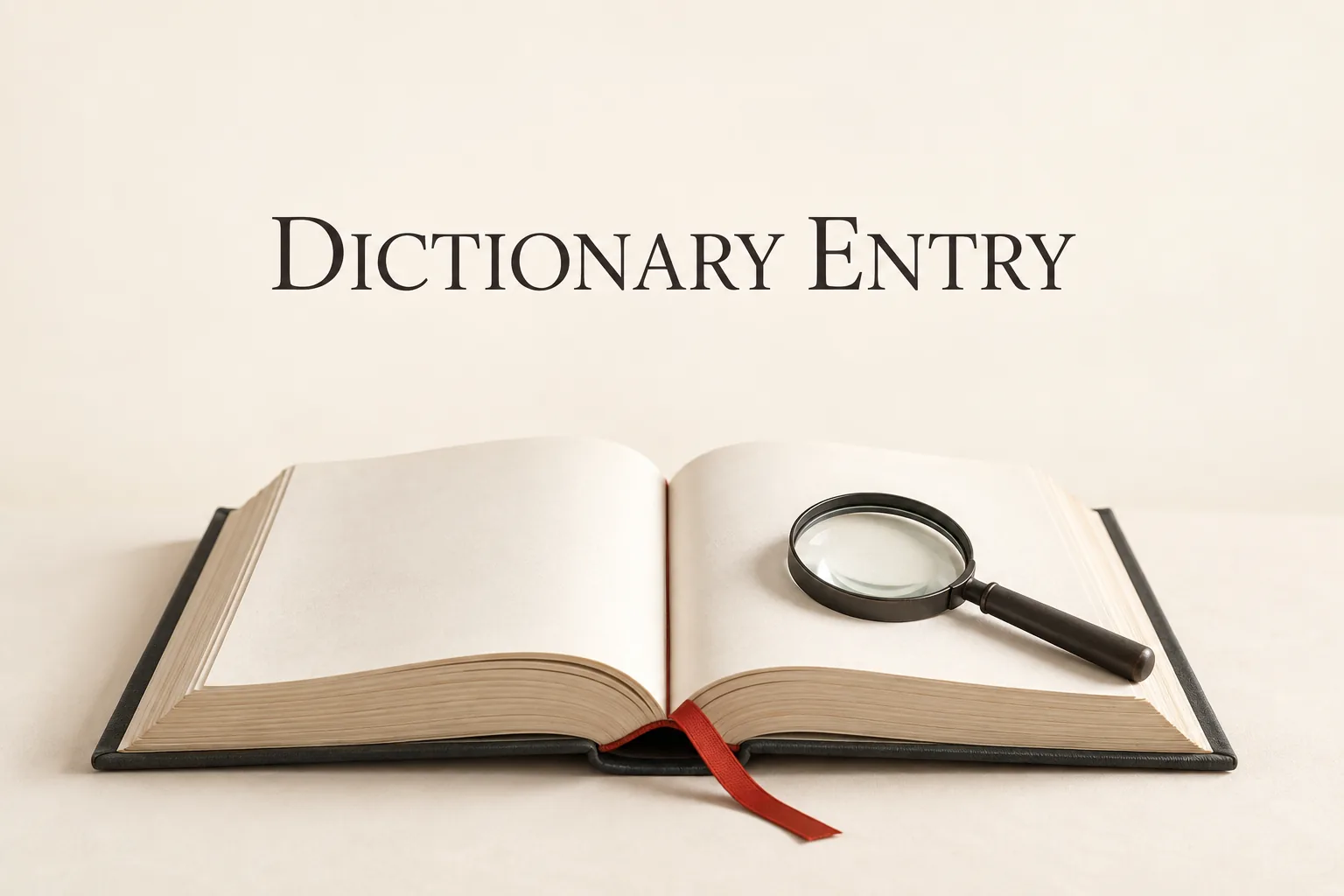 A Dictionary Is More Than a Definition: Match the Entry to the Question의 DICTIONARY ENTRY 관련 대표 이미지