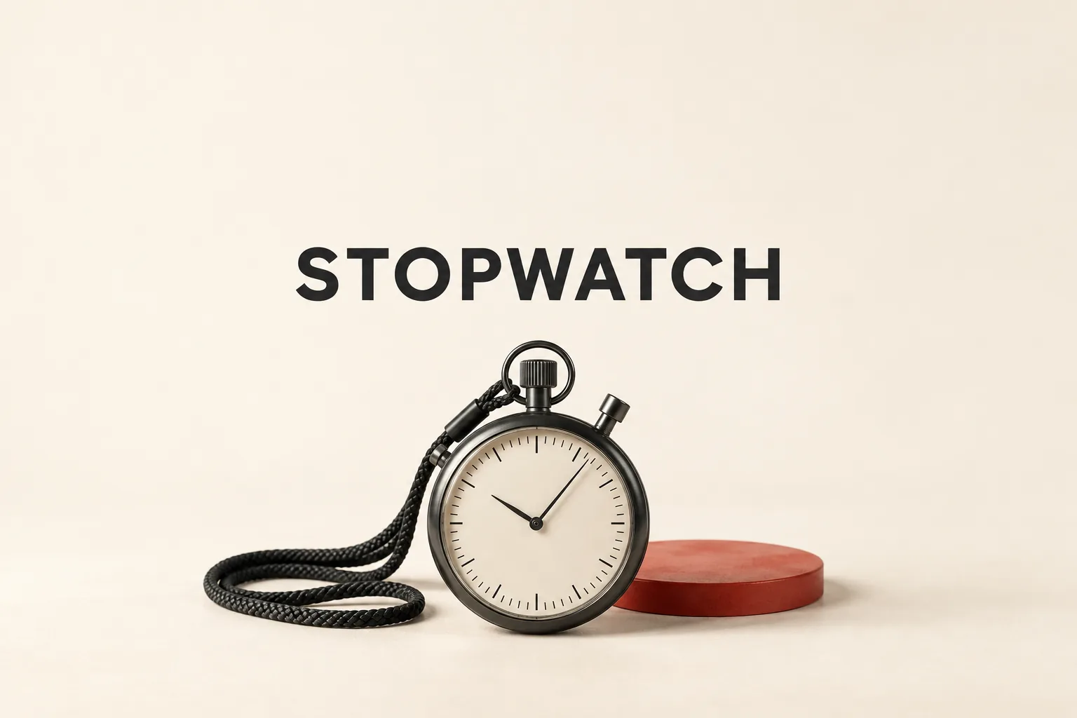 Can a Stopwatch Really Measure Hundredths of a Second?의 STOPWATCH 관련 대표 이미지