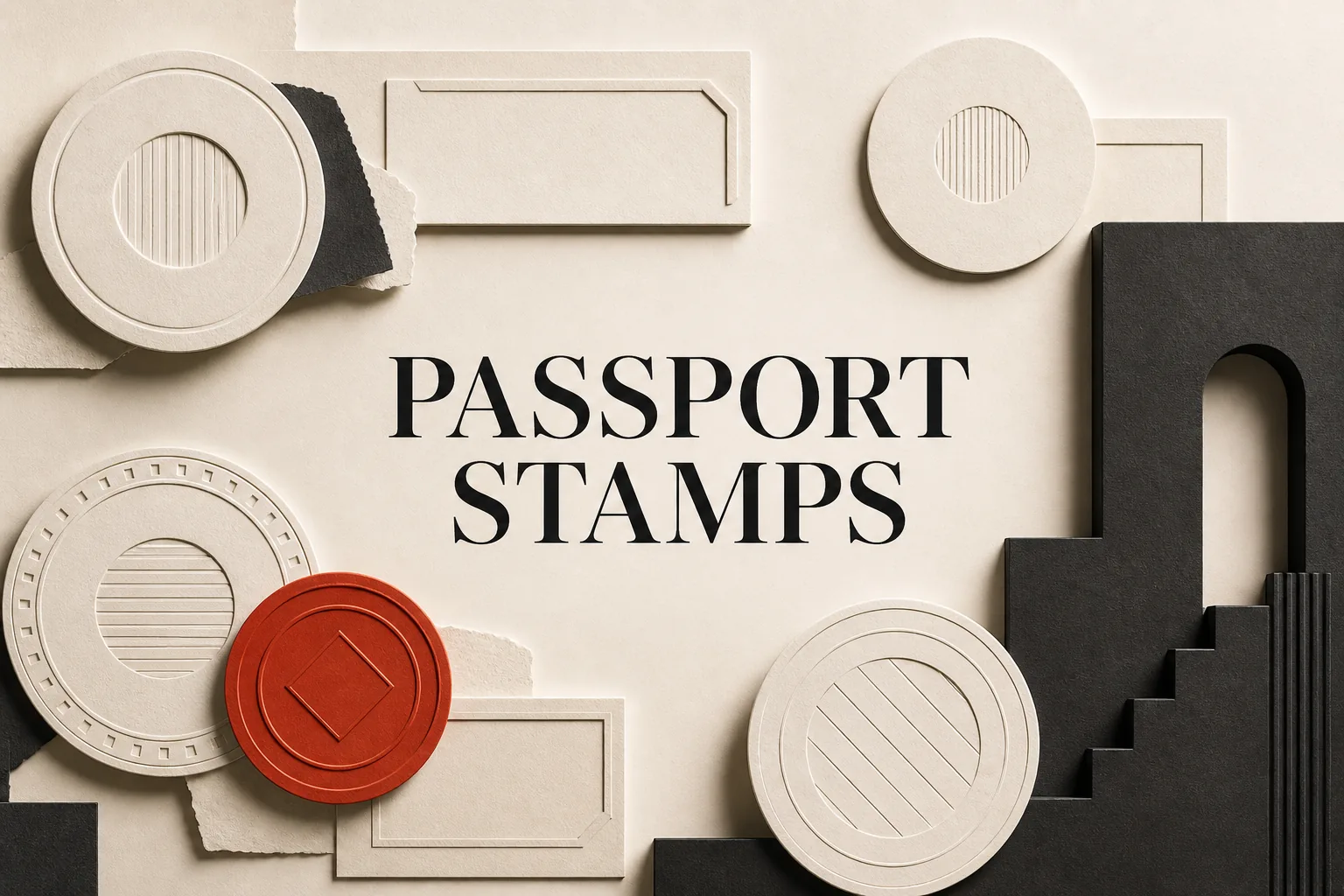 How National Park Passport Stamps Work and Where to Find Them의 PASSPORT STAMPS 관련 대표 이미지