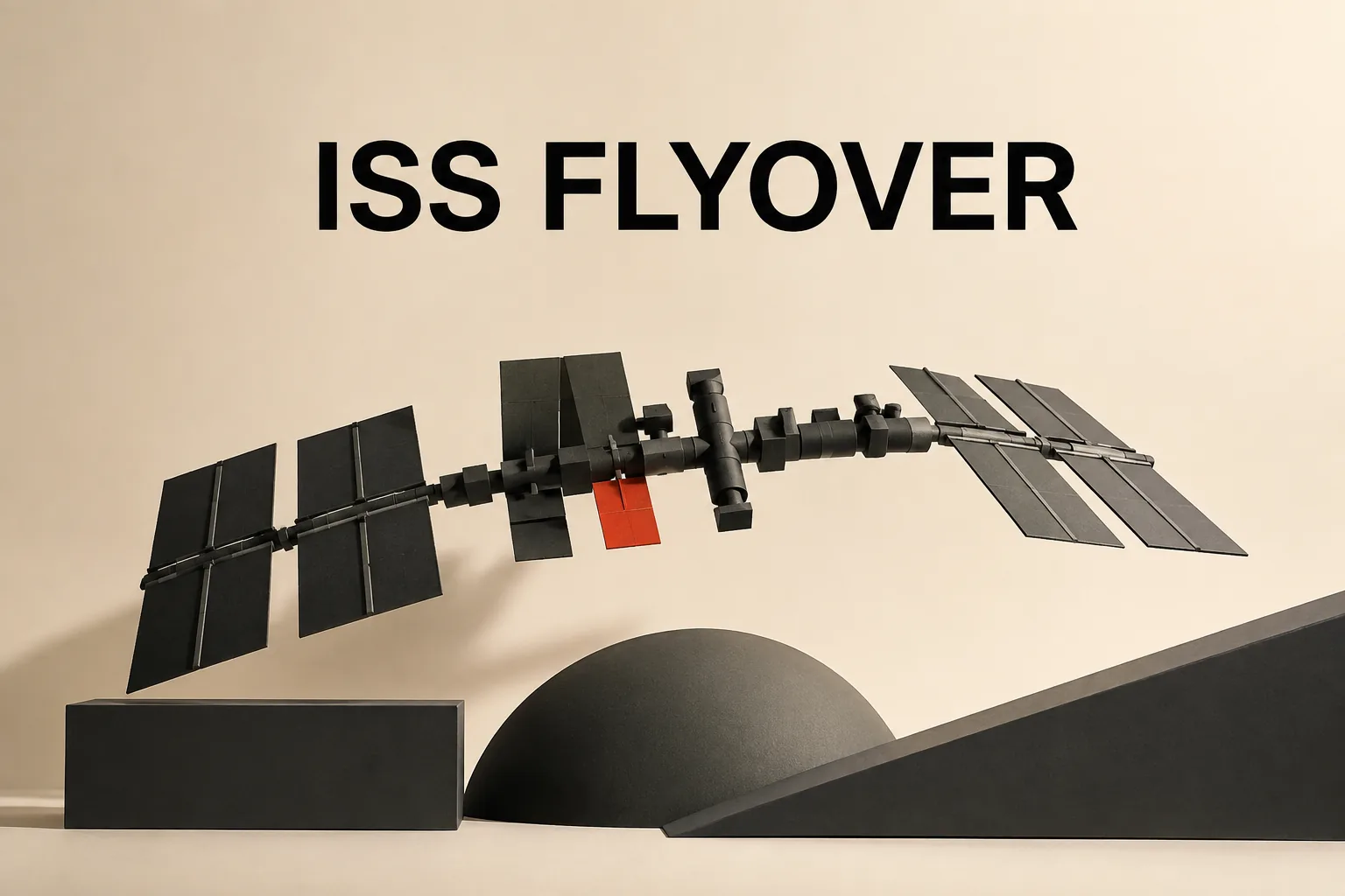 How to Find the Next Visible International Space Station Flyover의 ISS FLYOVER 관련 대표 이미지