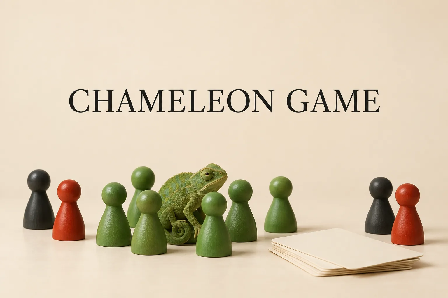 In MECCHA CHAMELEON, the Map Is Part of the Disguise의 CHAMELEON GAME 관련 대표 이미지