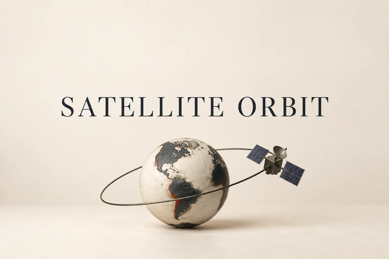 Satellite Orbits Explained: Why Some Stay Over One Region While Others Sweep the Globe의 SATELLITE ORBIT 관련 대표 이미지