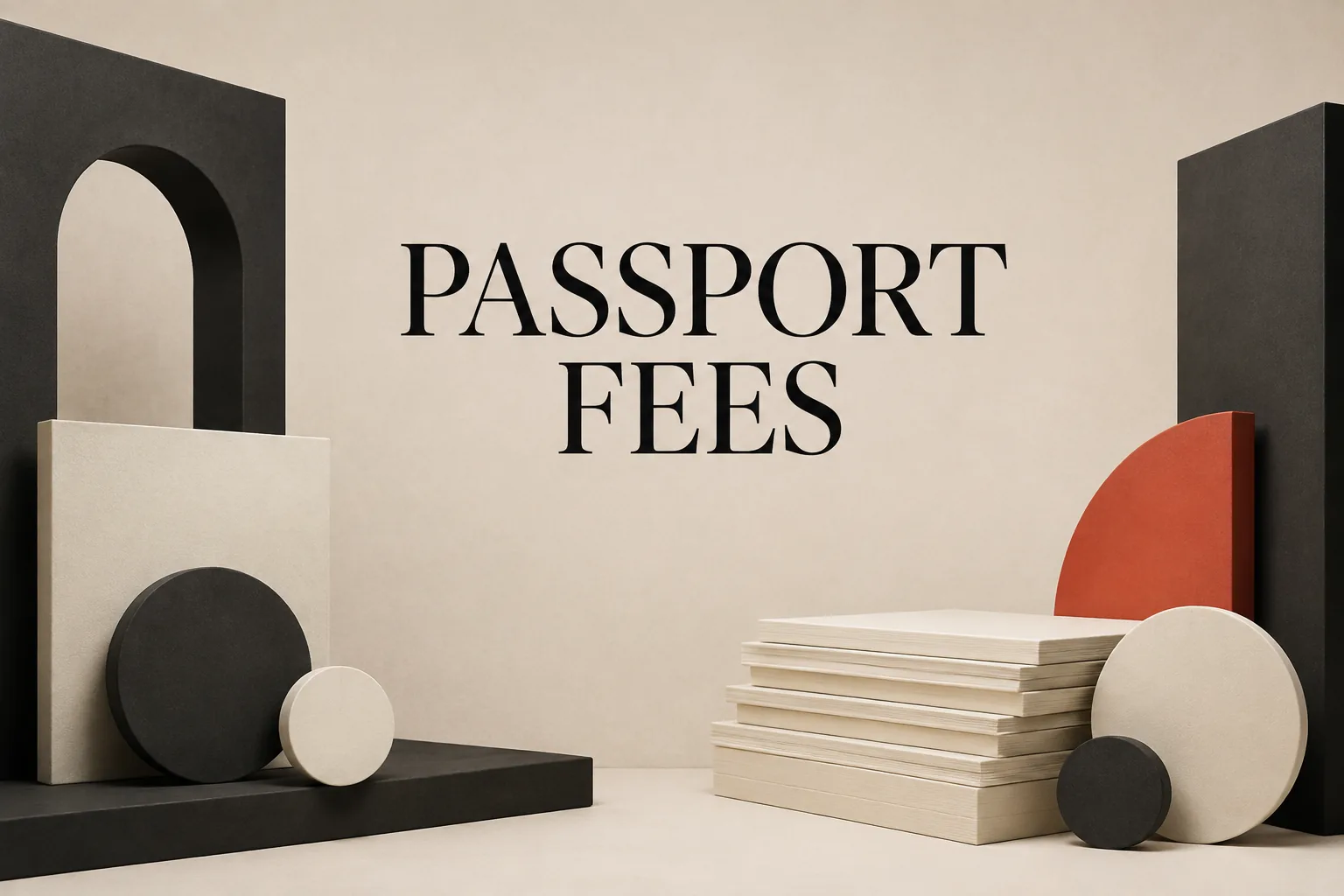 U.S. Passport Costs Explained: Application, Acceptance, and Optional Fees의 PASSPORT FEES 관련 대표 이미지