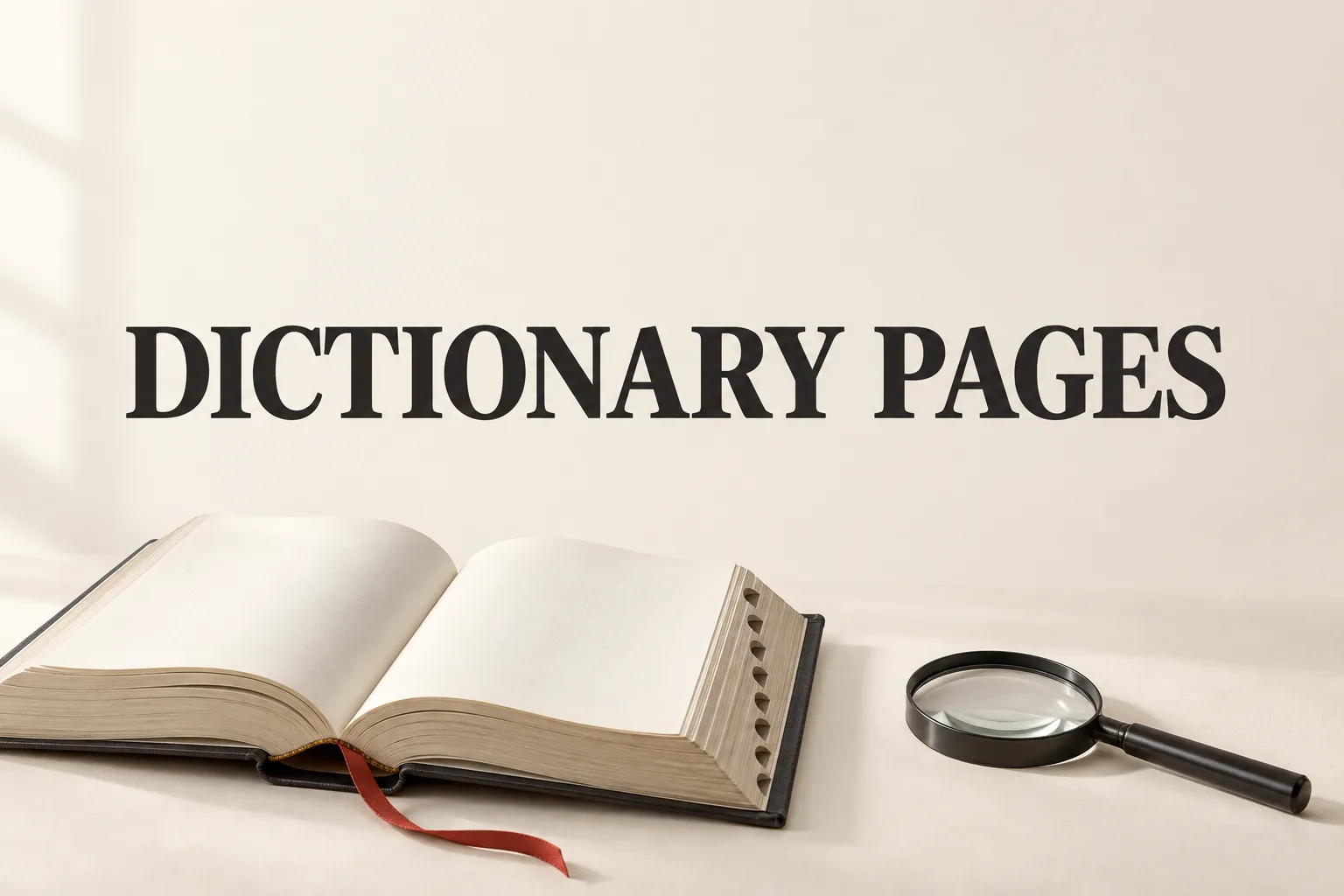 What Does It Mean When a Word Is “In the Dictionary”?의 DICTIONARY PAGES 관련 대표 이미지